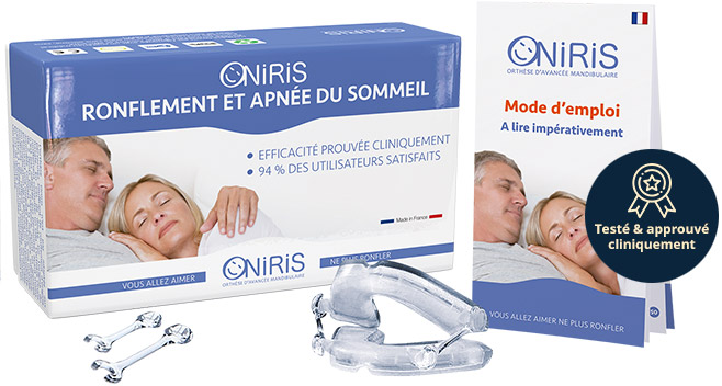 Packshot ONIRIS® : sans doute la meilleure solution anti-ronflement !